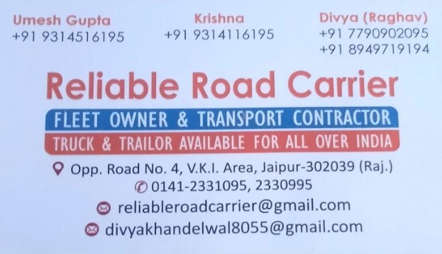 Reliable Road Carrier