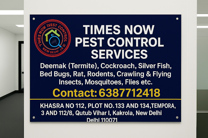 Times Now Pest Control Services