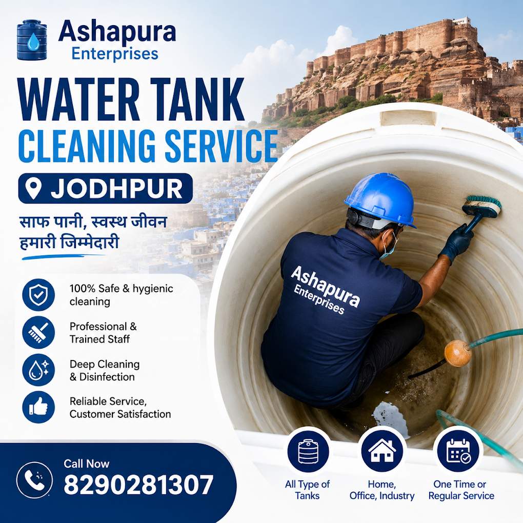 Water tank cleaning service ashapura enterprises