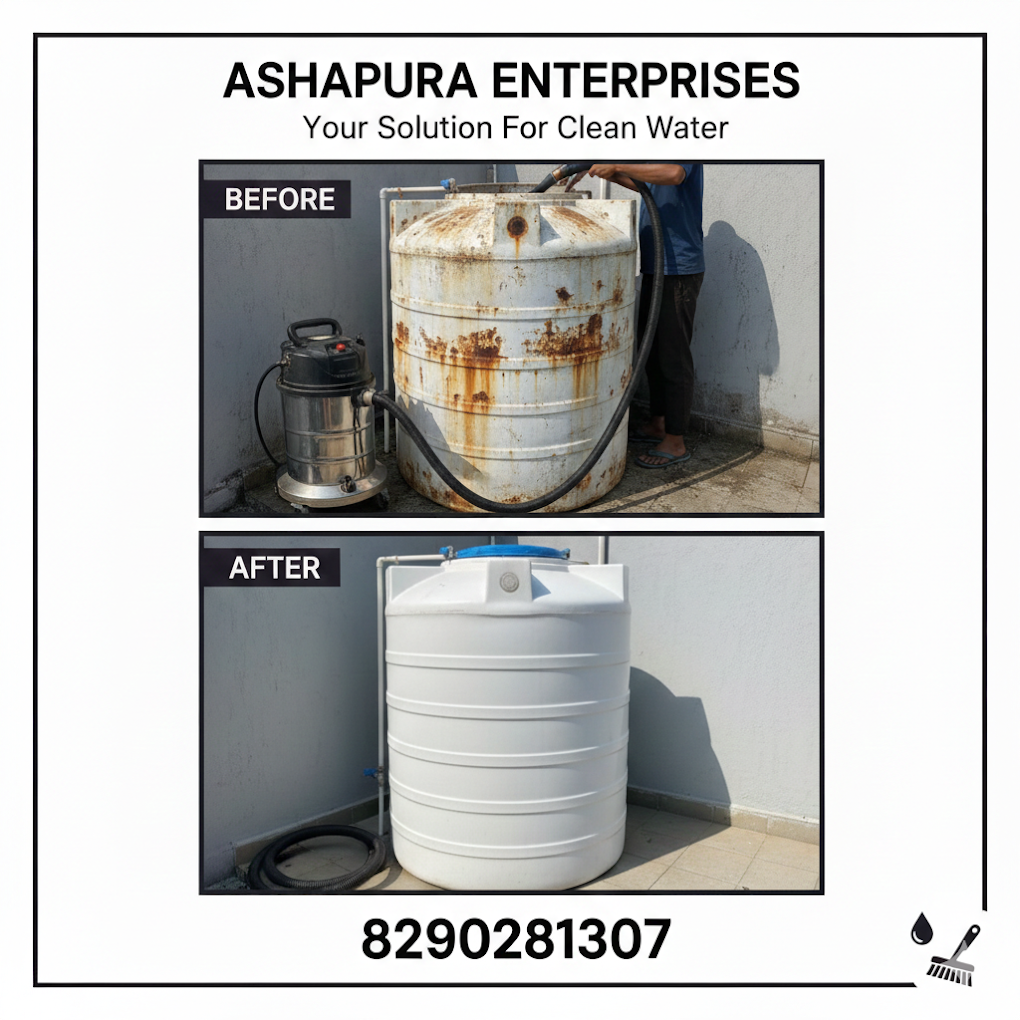 Water tank cleaning service ashapura enterprises