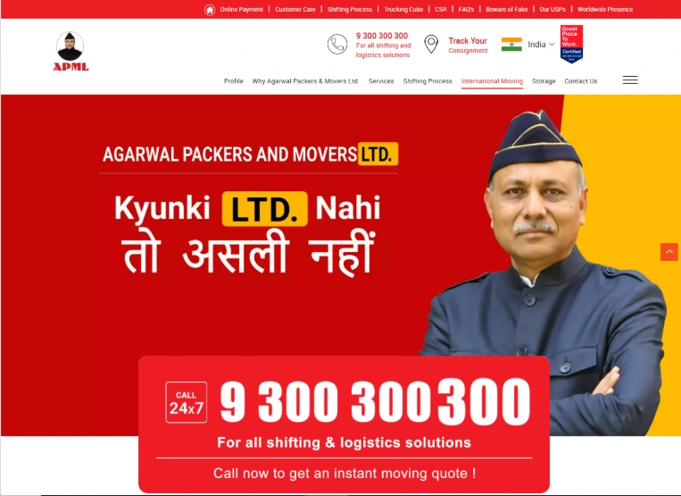 Agarwal Packers and Movers LTD.