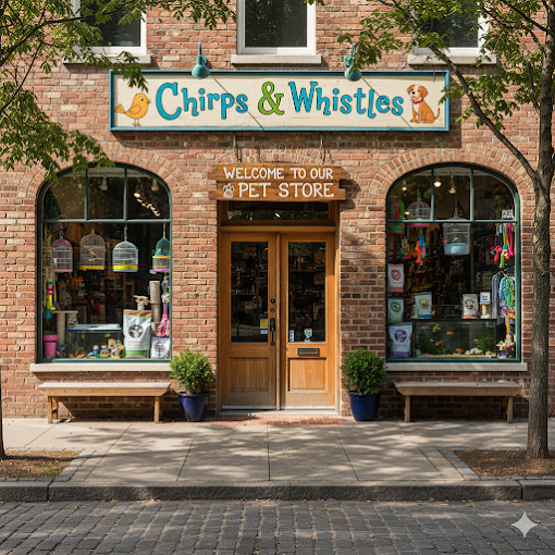 Chirps & Whistle Pet Shop