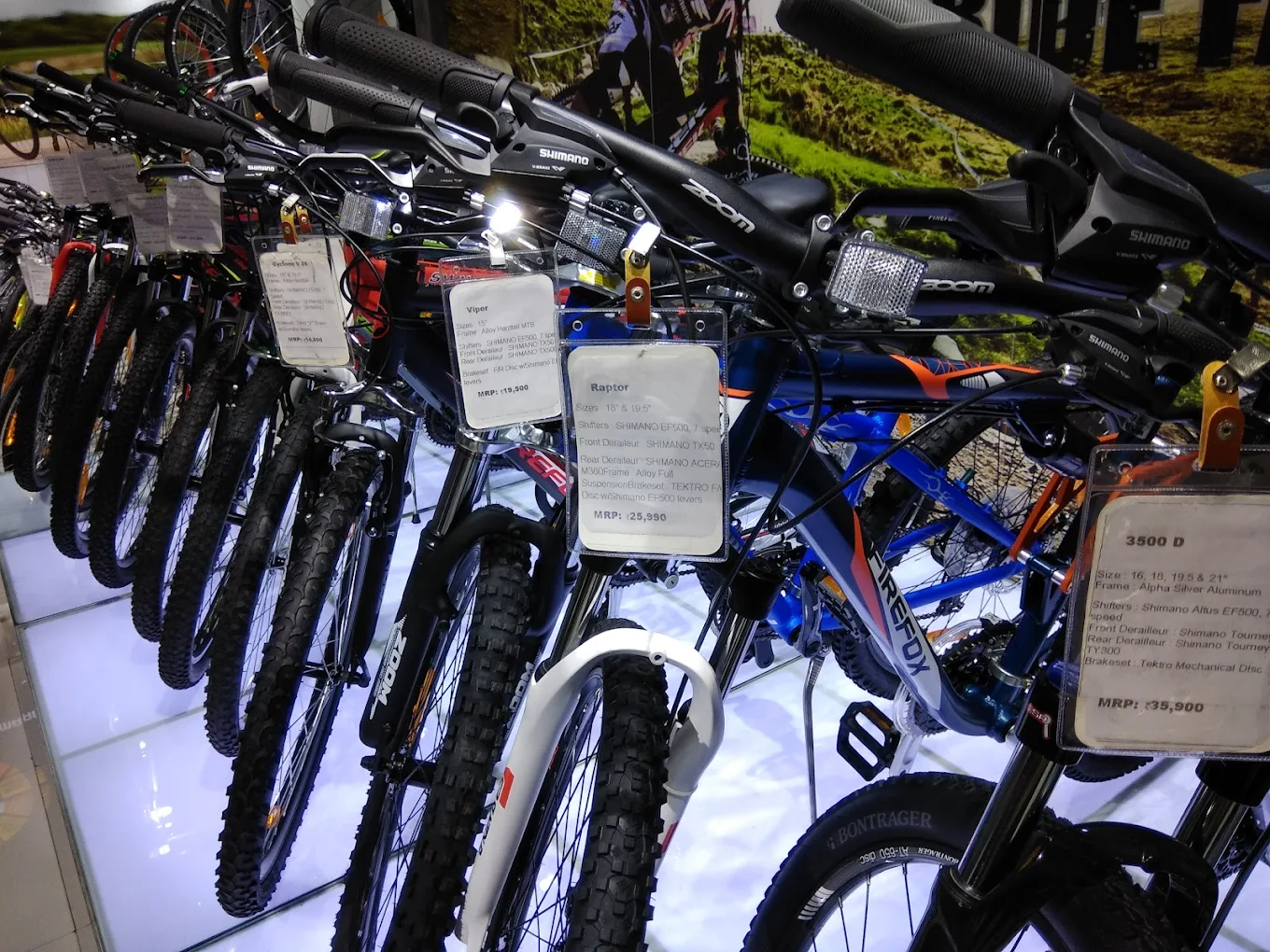 The bicycle garage
