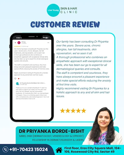 Dr Priyanka Borde Bisht- Liveyoung Skin Clinic