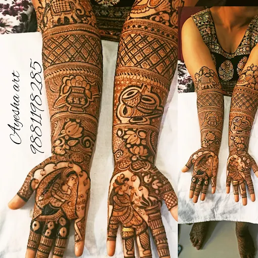 Ayesha Mehendi Art