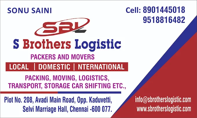 S Brothers Logistic Packers And Movers