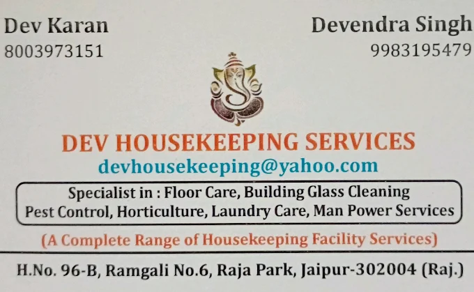Dev housekeeping services