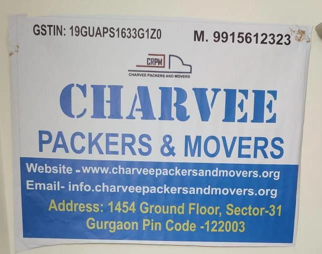 Charvee packers movers
