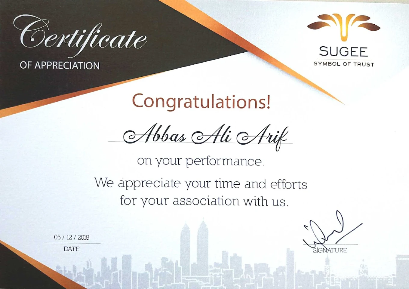 Real Estate Consultant - Abbas Ali Arif