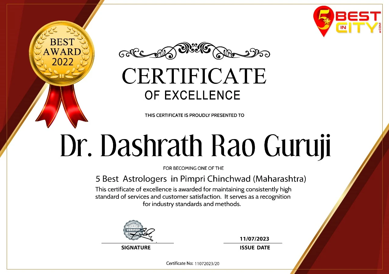 Astrologer Dr. Dashrath Rao Guruji