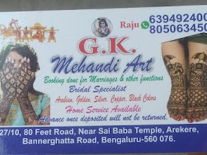 G K Mehandi Art